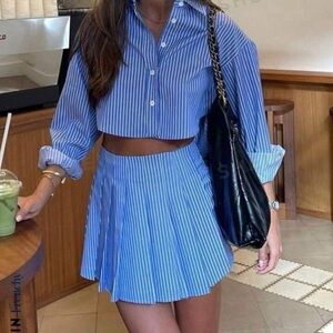 Two Piece Striped Set